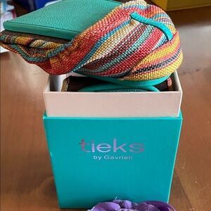 Tieks Striped Rainbow Ballet Flats